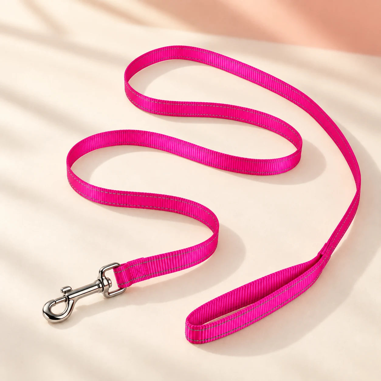 Pink reflective leash add-on